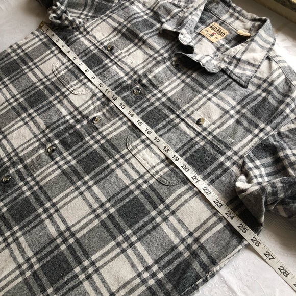 Red Head Brand Co. Grey/White Plaid Checkered Button-Up Shirt Men’s Size XL - Picture 5 of 16